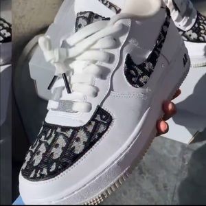 Custom Dior NIKE Air Force 1s